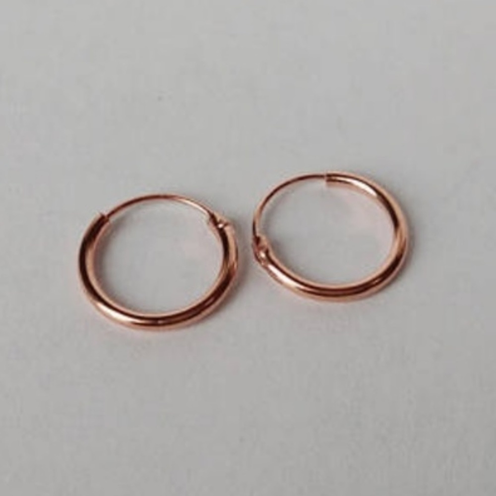 Rose Gold Flashed Sterling Silver Small Endless - Picture 6 of 8